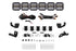 SS5 6-Pod CrossLink Mounting Kit for Prinsu/Sherpa Roof Racks, Sport White Combo Diode Dynamics